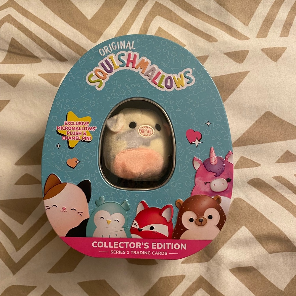Cow Squishmallow Collector’s Bin